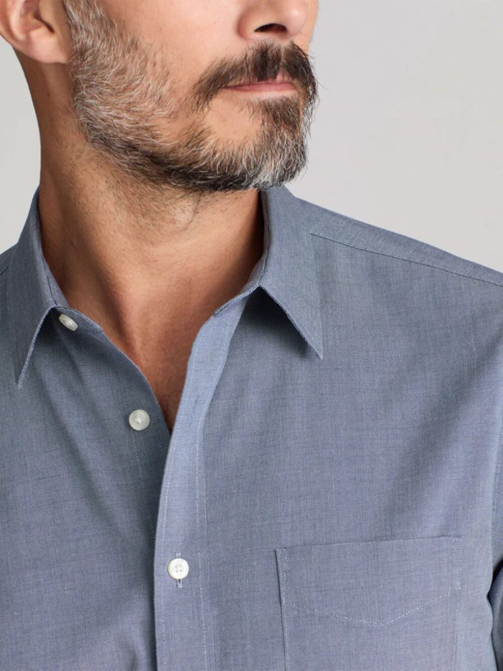 UNTUCKit Petrus Short Sleeve Shirt (Medium Blue) - XXL Regular Fit